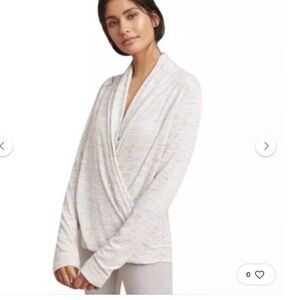 Anthropologie Saturday Sunday Elsa Marled Wrap Pullover Top